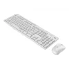 Logitech MK295 Silent - Conjunto de teclado e rato - Sem fios - 2,4 GHz - Italiano - branco creme