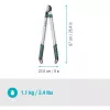 Gardena tesoura de poda EasyCut L cinzento/turquesa 50cm (12031-88)