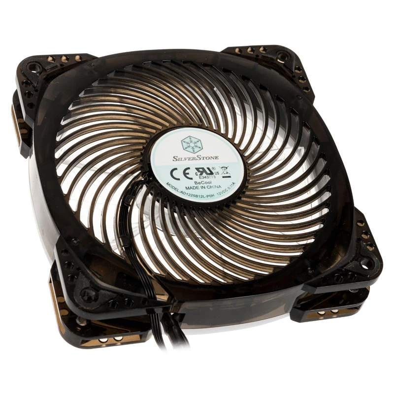 Ventoinha para caixa SilverStone SST-AP124-ARGB 120mm ARGB - preta