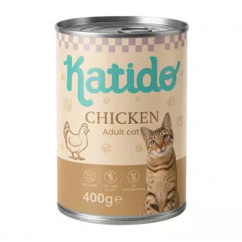 KATIDO Frango - Alimento Húmido para Gatos - 400 g