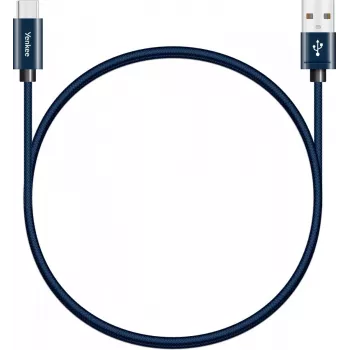 Cabo YENKEE YCU 301 BE USB-A 2.0/USB-C 1m lilás