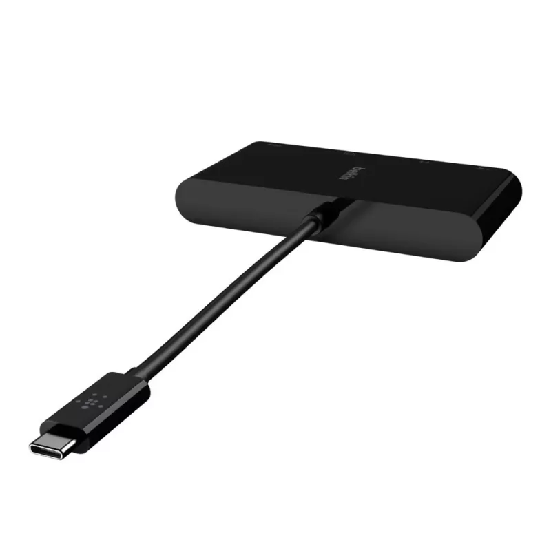 Hub de interface Belkin AVC005BTBK USB 3.2 Gen 1 (3.1 Gen 1) Type-C preto