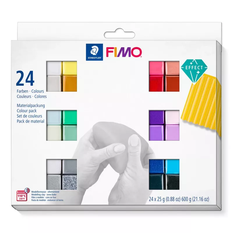 Massa de modelar Staedtler FIMO 8013 C 600 g 24 unidades