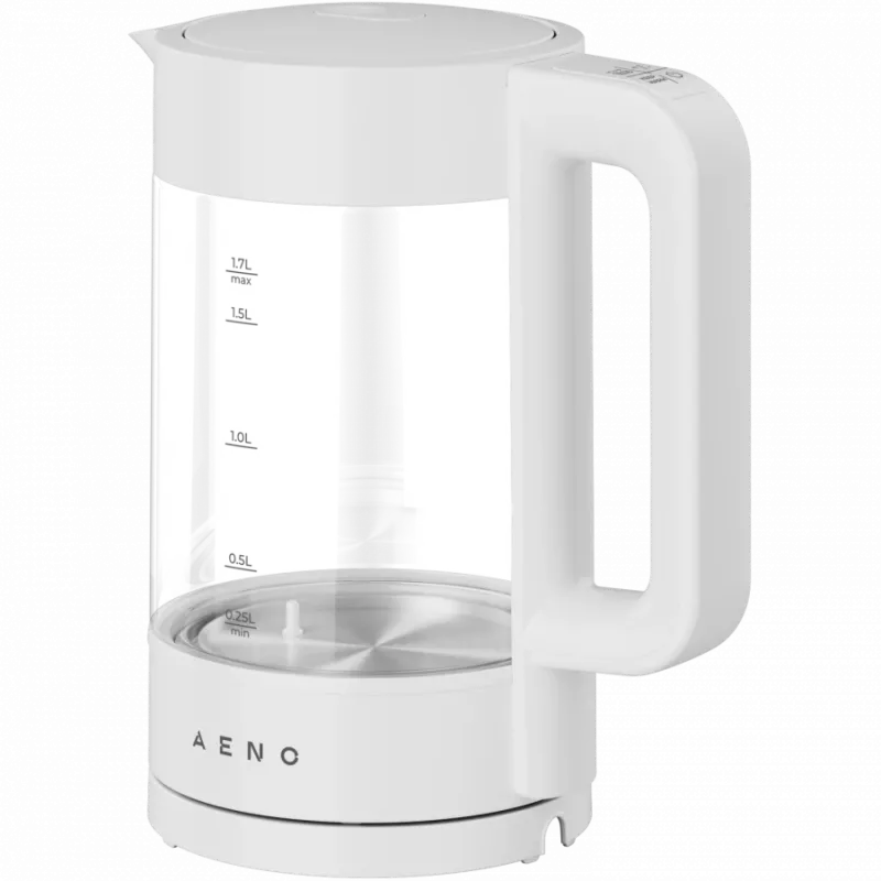 Chaleira elétrica, branca, 220-240V, 1850-2200W, 1,7L, função de manutenção de temperatura 30 min., 40,60,80,90,100, painel de controlo no punho