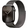 Apple Watch Series 10 GPS + Cellular 46mm Caixa de titânio ardósia com bracelete Milanese ardósia - M/L (MWYW3QF/A)