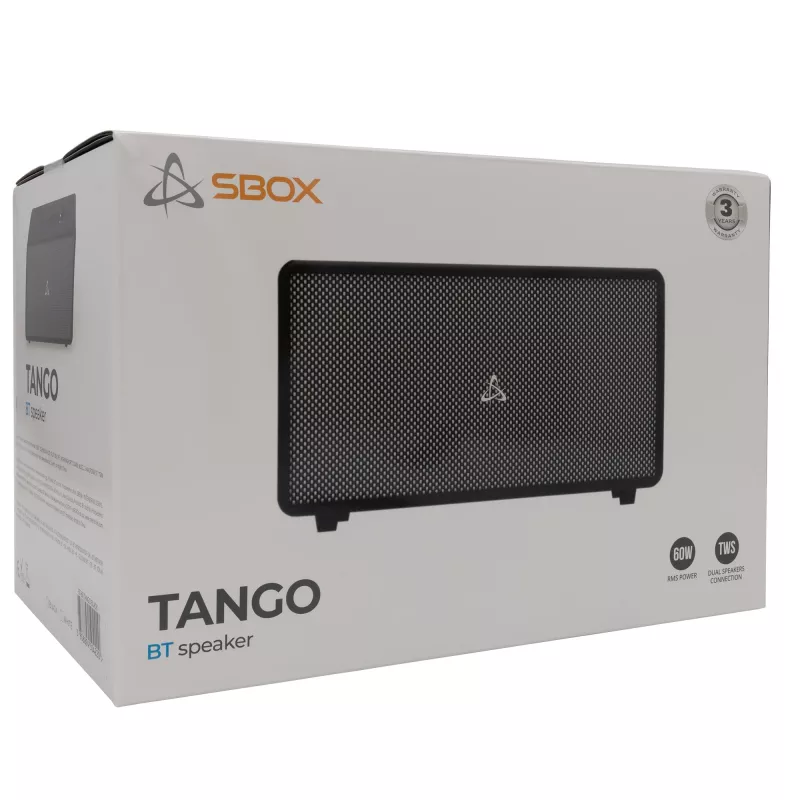 Altifalante portátil Sbox BT-60 Tango preto
