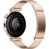 Smartwatch HUAWEI WATCH GT6 1,32 polegadas AMOLED, 41 mm, aço inoxidável, dourado, bracelete Milanese, IP69, bateria de 14 dias