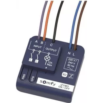 Recetor encastrado SOMFY 1822649 Luz on/off io (1822649)