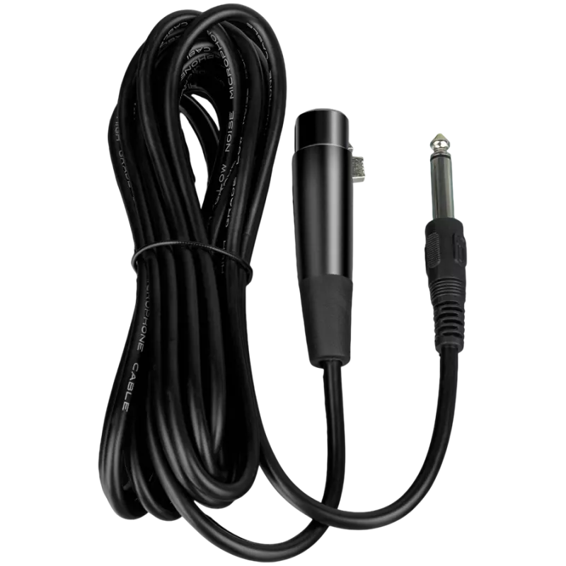 Microfone SVEN MK-100 (com fio, dinâmico, metal, cabo 4,0 m, jack 6,3/3,5 mm, cardioide, preto)