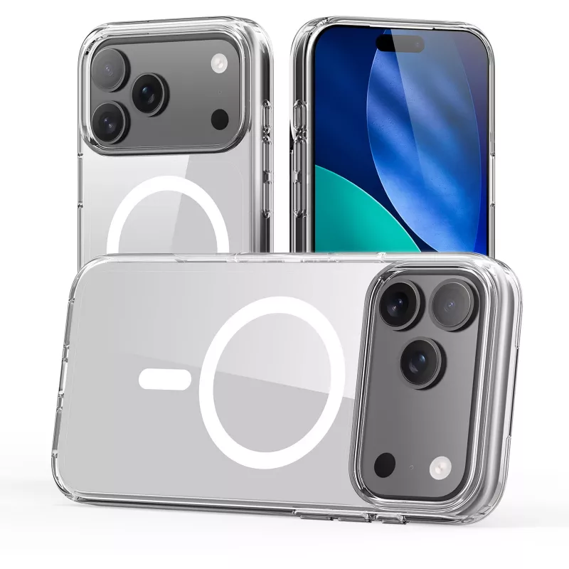 Nevox StyleShell SHOCKFlex - iPhone 17 Pro Max compatível com MagSafe transparente