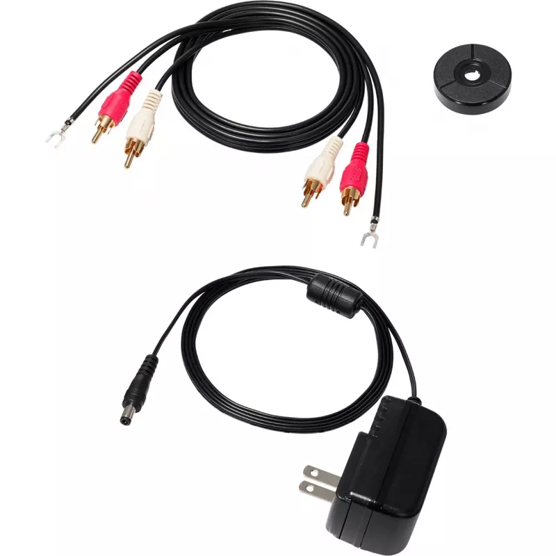 Gira-discos de áudio com acionamento por correia Audio-Technica AT-LP70XBT prata/branco totalmente automático