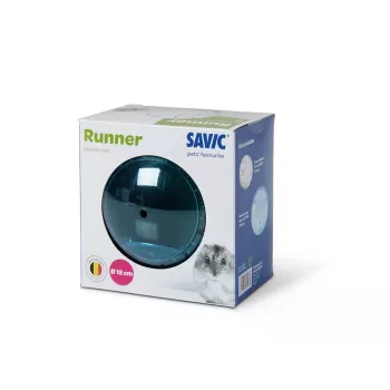 Bola de corrida Savic Runner Small 12 cm para roedores, poliestireno transparente, 120 mm