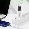 Carregador everActive SQ-655Q 65W, 1×USB-A + 2×USB-C carregamento rápido