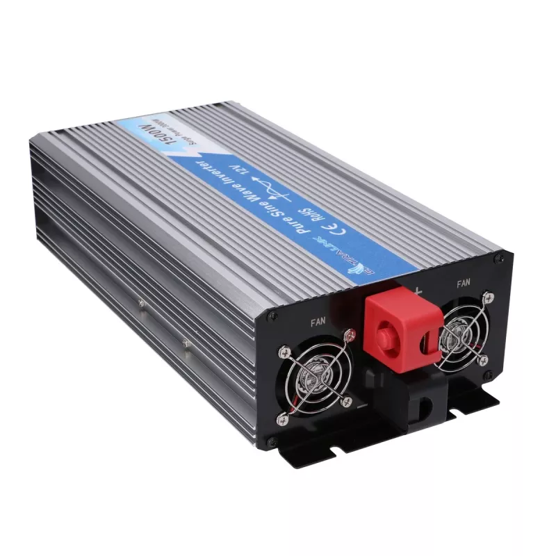 Extralink OPIP-1500W conversor de tensão de onda sinusoidal pura, de 12 V para 230 V, 1500 W
