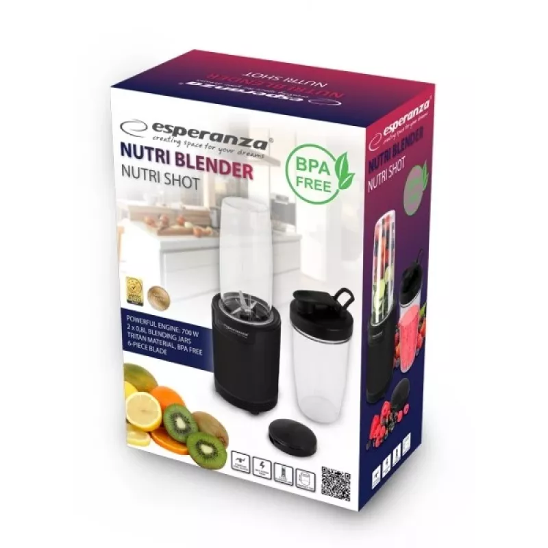 Batedeira de mesa Esperanza EKM029 preta
