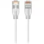 Cabo de rede Ubiquiti UACC-Cable-Patch-EL-0.15M-W Translucent, branco Cat6