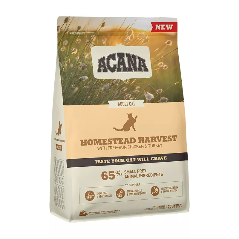 ACANA Homestead Harvest - Alimento seco para gatos - 1,8 kg