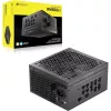 Fonte de alimentação CORSAIR RMx Shift Series RM850x 850W ATX 24 pinos, 80 PLUS Gold, preto, ventoinha de 140 mm