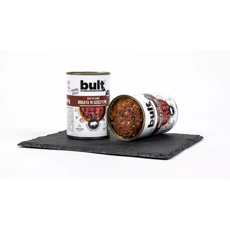 BULT Rica em caça - comida húmida para cães - 400 g