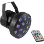 Luz de efeito LED EUROLITE Mini Z-20 USB — 7 cores, projetor de palco compacto alimentado por USB