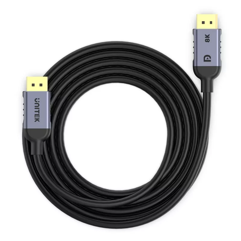 Cabo DisplayPort UNITEK C1628GY01-3M preto, cinzento