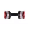 Auscultadores Rebeltec CRISTAL vermelho
