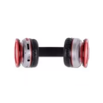 Auscultadores Rebeltec CRISTAL vermelho