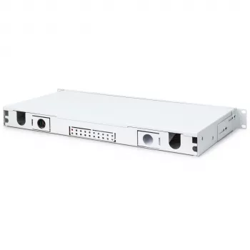 CAIXA DE FUSÃO DE FIBRA ÓTICA LC OS2 1U 12XLC OS2 PIGTAILS ACOPLADOR