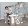 Smoby 311050 cozinha de brincar com área de lavandaria e acessórios