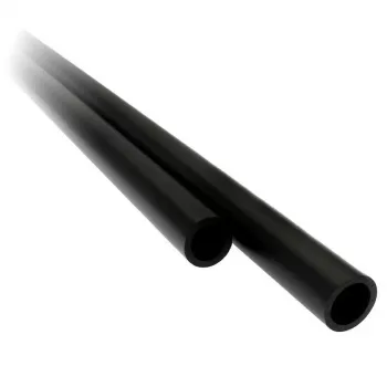 Pacote de tubos rígidos XSPC PETG 14/10 mm, 2x 500 mm, preto acetinado