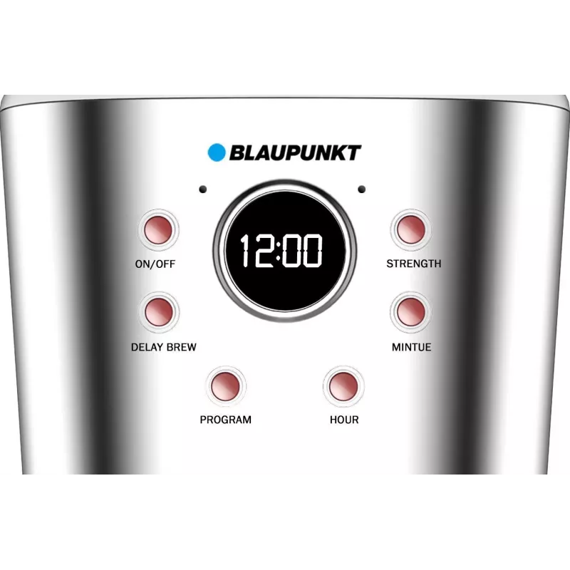 Blaupunkt CMD802WH Display 1,5 l máquina de café de filtro prateada
