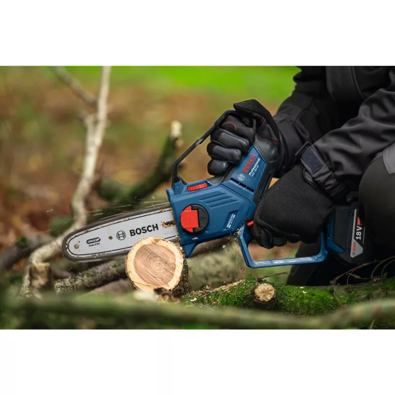 Motosserra de poda sem fio GKE 18V-20 Professional solo, 18 volts, motosserra azul, sem bateria e carregador