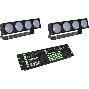 Conjunto de luz LED EUROLITE CBB-4 controlador DMX RGB, controlador para luzes LED RGB
