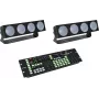 Conjunto de luz LED EUROLITE CBB-4 controlador DMX RGB, controlador para luzes LED RGB
