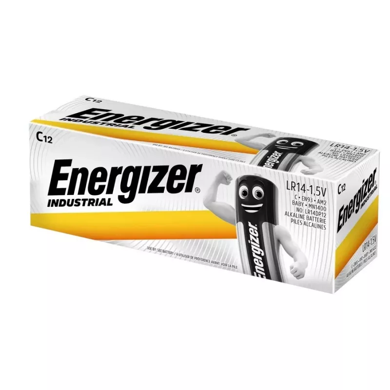 Pilhas Energizer Industrial Pro D LR20 1.5V 12 unid.