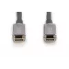 DIGITUS Cabo de ligação AV AOC USB-C 10m 4