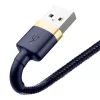Cabo Lightning Baseus CALKLF-CV3 2 m azul dourado