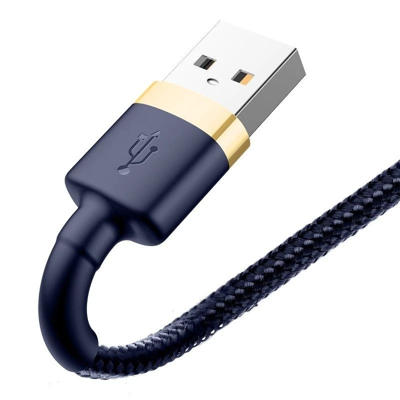 Cabo Lightning Baseus CALKLF-CV3 2 m azul dourado