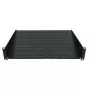 LogiLink SF2C45B Prateleira em consola de 19", 2U, 400 mm de profundidade, até 25 kg, preto