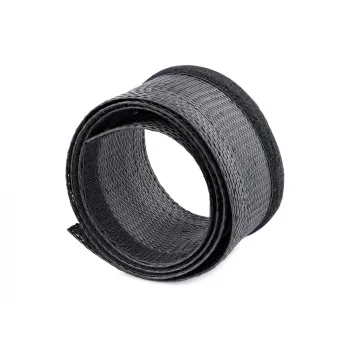 Manga de cabos com fecho de velcro StarTech.com 3 m - encurtável - bainha de cabos de alta resistência - 3 cm de diâmetro - manga de malha - gestão de cabos /