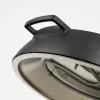 Forno de pizza G3FERRARI Pummarola — forno elétrico de bancada, 1200 W, máx. Ø 28–31 cm, superfície de pedra, preto/prateado