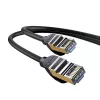 Cabo de rede Baseus Ethernet RJ45, 10Gbps, 1m (preto)
