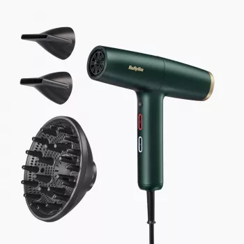 Secador de cabelo BaByliss Air Power Pro 1700 W dourado, verde