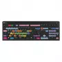 Teclado Logickeyboard LKB-FLS-A2PC-DE Universal USB QWERTZ alemão preto
