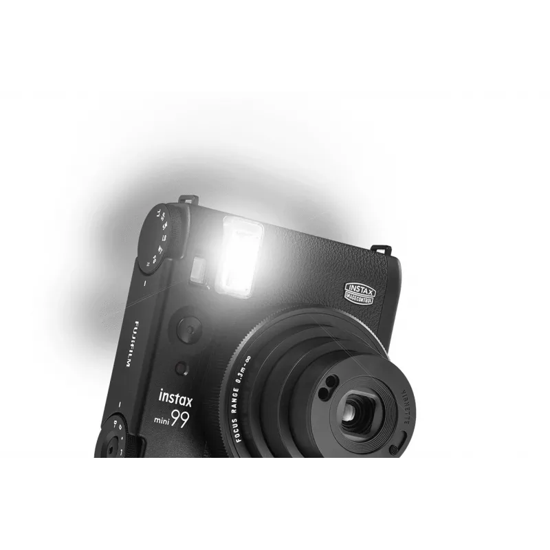 Máquina fotográfica instantânea Fujifilm Instax Mini 99 preta — imagem 62×46 mm, filme 86×54 mm, distância focal 60 mm
