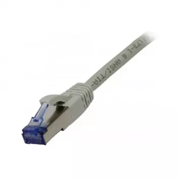Cabo de rede RJ45 - CAT6A 500MHz - 1,0m - cinzento - S-STP(S/FTP) - testado por componentes (certificado GHMT) - AW