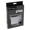 SilverStone SST-EP08C - Adaptador USB 3.1 Type-C para HDMI/USB Type C/USB Type A - Prateado