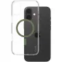 Capa PanzerGlass CARE Urban Combat transparente com MagSafe verde iPhone 16 Plus