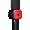 Bastões de trekking Pursuit FLZ M/L, equipamento de fitness preto/vermelho, 1 par, 125-140 cm
