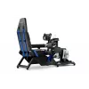 Cabine de simulador de voo Next Level Racing Boeing Commercial Edition, detalhes azuis